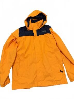 The North Face Boys Large Orange Black Jacket